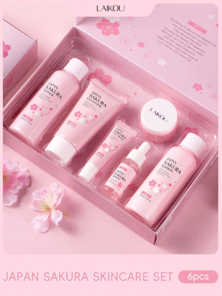 Sakura Skincare Set (6Pcs)